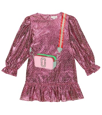 Leopard-print lamé dress | Marc Jacobs Kids