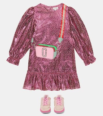 Leopard-print lamé dress | Marc Jacobs Kids