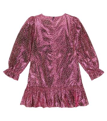 Leopard-print lamé dress | Marc Jacobs Kids