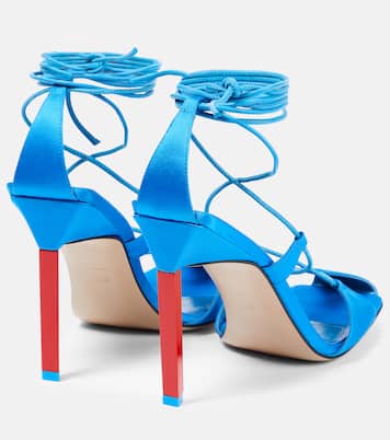 Sandalen Adele aus Satin | The Attico
