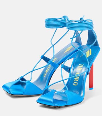 Sandalen Adele aus Satin | The Attico