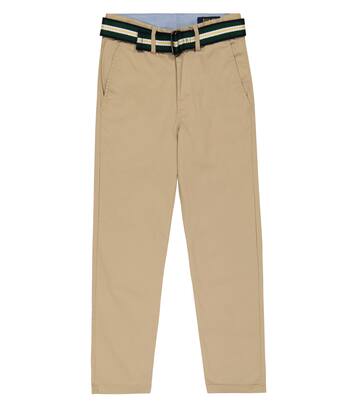 Straight cotton canvas pants | Polo Ralph Lauren Kids