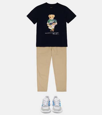 Straight cotton canvas pants | Polo Ralph Lauren Kids