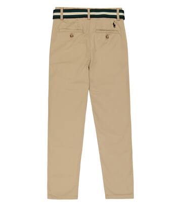 Straight cotton canvas pants | Polo Ralph Lauren Kids