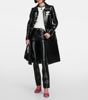 Holly Anja embellished suede mules | Paris Texas