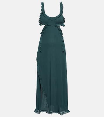 Robe midi en crêpe | Acne Studios