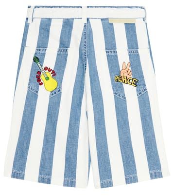 Striped denim shorts | Stella McCartney Kids