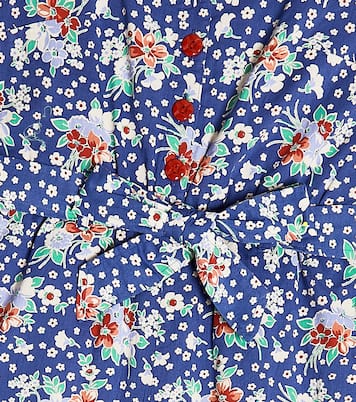 Floral-printed cotton jumpsuit | Polo Ralph Lauren Kids