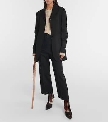 Pantalon droit à taille haute | Acne Studios