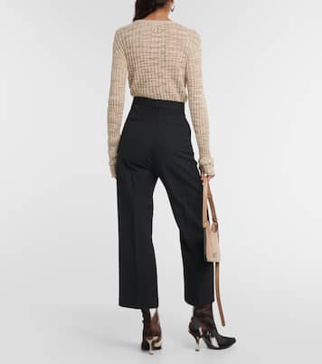 Pantalon droit à taille haute | Acne Studios