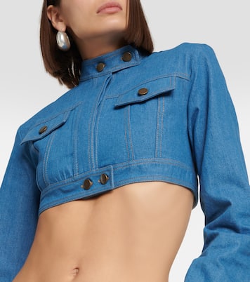 Cropped-Jeansjacke Pilla | Aya Muse