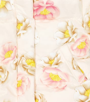 Floral puffer jacket | Monnalisa