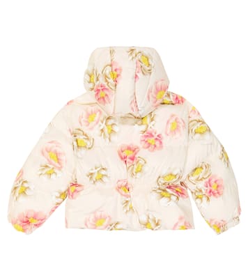 Floral puffer jacket | Monnalisa