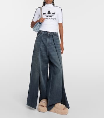 Pantoletten Furry aus Teddyfleece | Balenciaga