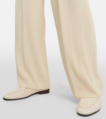 Pantalon ample en crêpe à taille basse | Vince