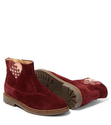 Patchwork suede Chelsea boots | Pom d'Api