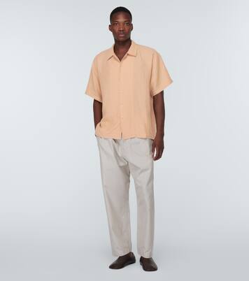 Oversized linen shirt | Commas