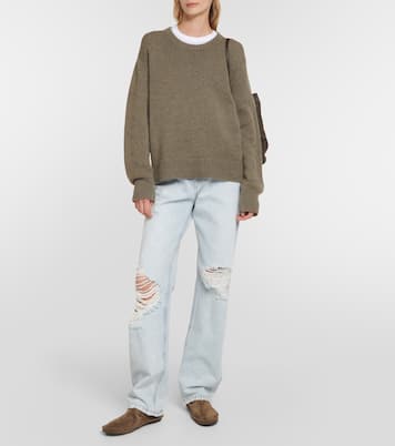 Ankle Boots Tyler aus Veloursleder | The Row