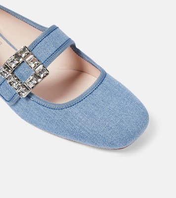 Bailarinas Très Vivier Strass Buckle Babies | Roger Vivier