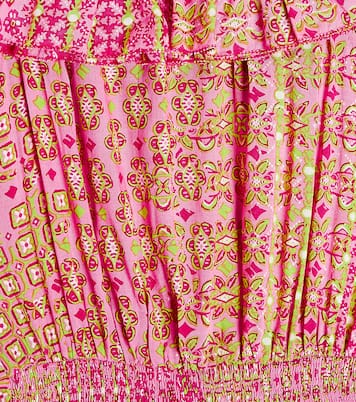 Bella floral off-shoulder playsuit | Poupette St Barth Kids