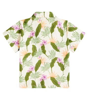 Hills printed linen and cotton shirt | The New Society