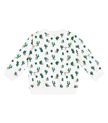 Baby printed cotton-blend sweatshirt  | Moschino Kids