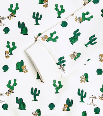 Baby printed cotton-blend sweatshirt  | Moschino Kids