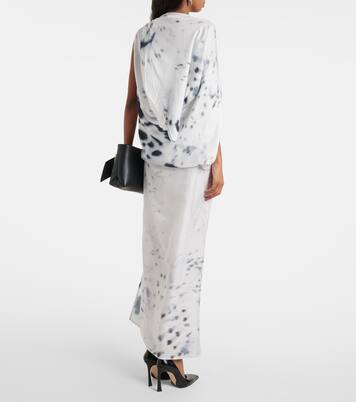 Robe midi en satin | Jacques Wei