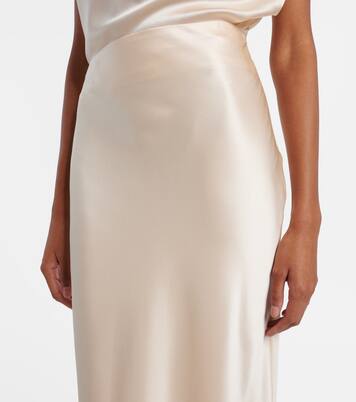 Silk satin maxi skirt | The Sei
