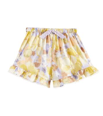 Shorts Pop in cotone con volant | Zimmermann Kids