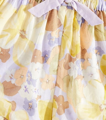 Shorts Pop in cotone con volant | Zimmermann Kids