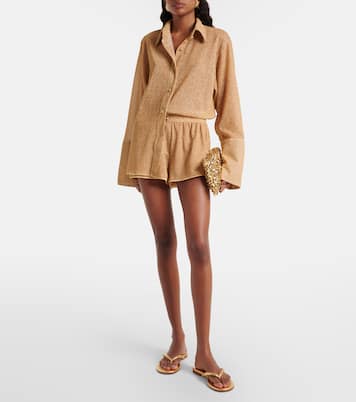 Camicia Lumière in lamé | Oséree