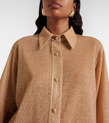 Camicia Lumière in lamé | Oséree