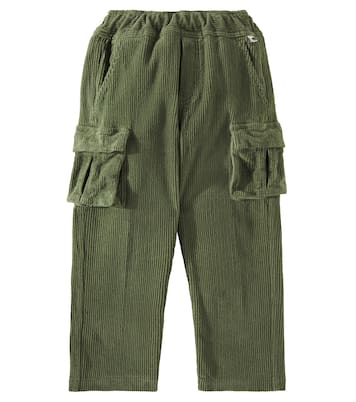 Cotton-blend corduroy straight pants | Il Gufo