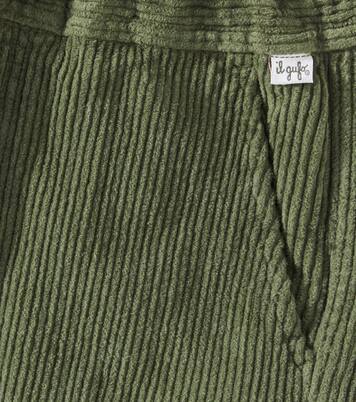 Cotton-blend corduroy straight pants | Il Gufo