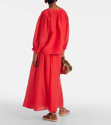 Bluse Mel aus Baumwolle und Seide | Velvet