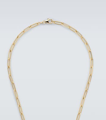 Karma 18kt gold chain necklace with diamond | FoundRae