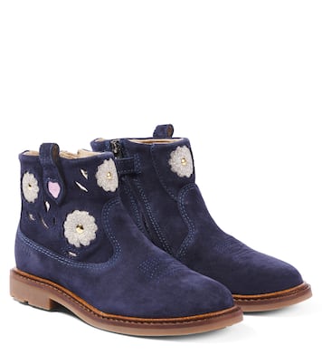 Sister Wendy suede ankle boots | Pom d'Api