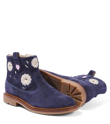 Sister Wendy suede ankle boots | Pom d'Api
