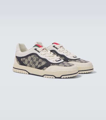 Gucci Re-Web leather sneakers | Gucci
