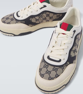 Gucci Re-Web leather sneakers | Gucci