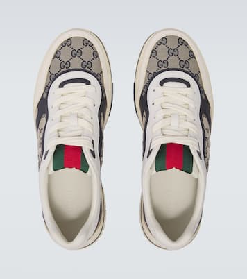 Gucci Re-Web leather sneakers | Gucci