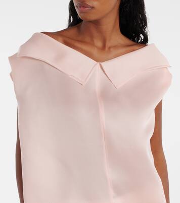 Selly silk gazar top | Khaite