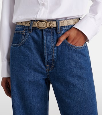 GG faux leather belt | Gucci