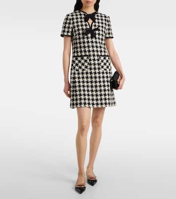 Rockstud Bow patent leather slingback flats | Valentino Garavani