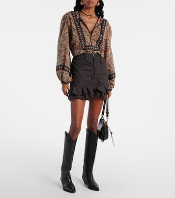 Bedruckte Bluse Gayle aus Baumwoll-Voile | Marant Etoile