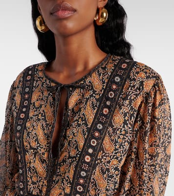 Bedruckte Bluse Gayle aus Baumwoll-Voile | Marant Etoile