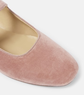 Velvet Mary Jane flats | Le Monde Béryl