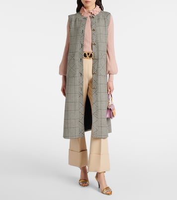 Pointelle virgin wool sweater | Valentino