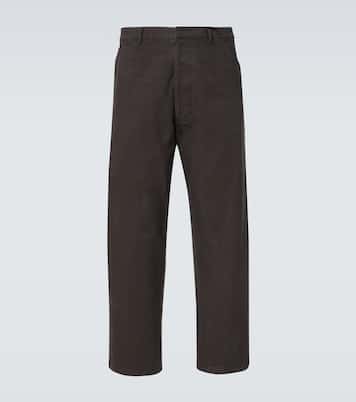 Pantalon droit en coton | Prada